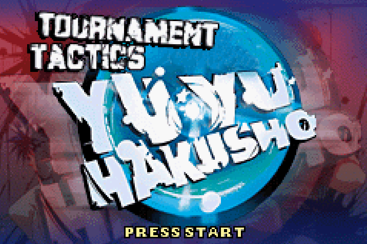Yu Yu Hakusho Tournament Tactics Title Screen